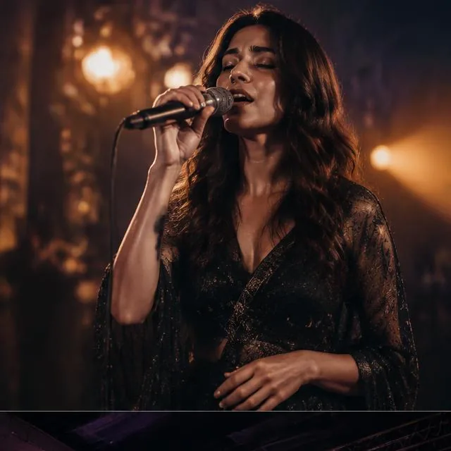 Singers entertainment at a live event