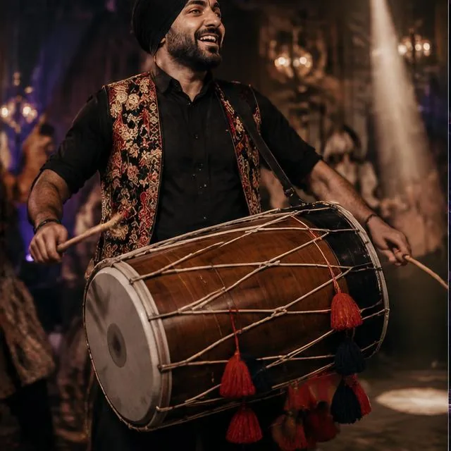 Dhol & Traditional entertainment at a live event
